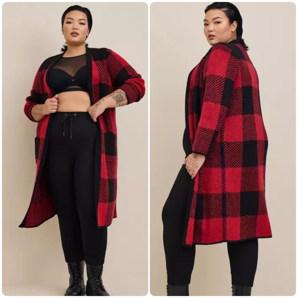 Torrid Duster Open Front Sweater